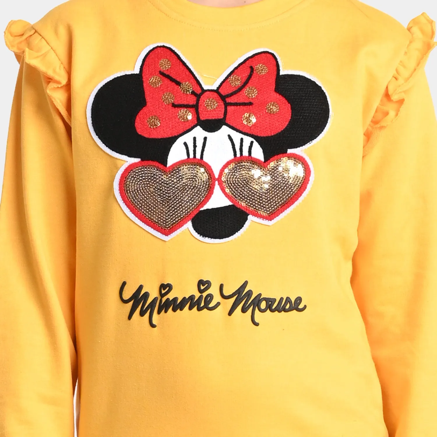 Girls Knitted Sweater -Golden Rod