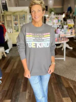 Graphic Be Kind Crewneck