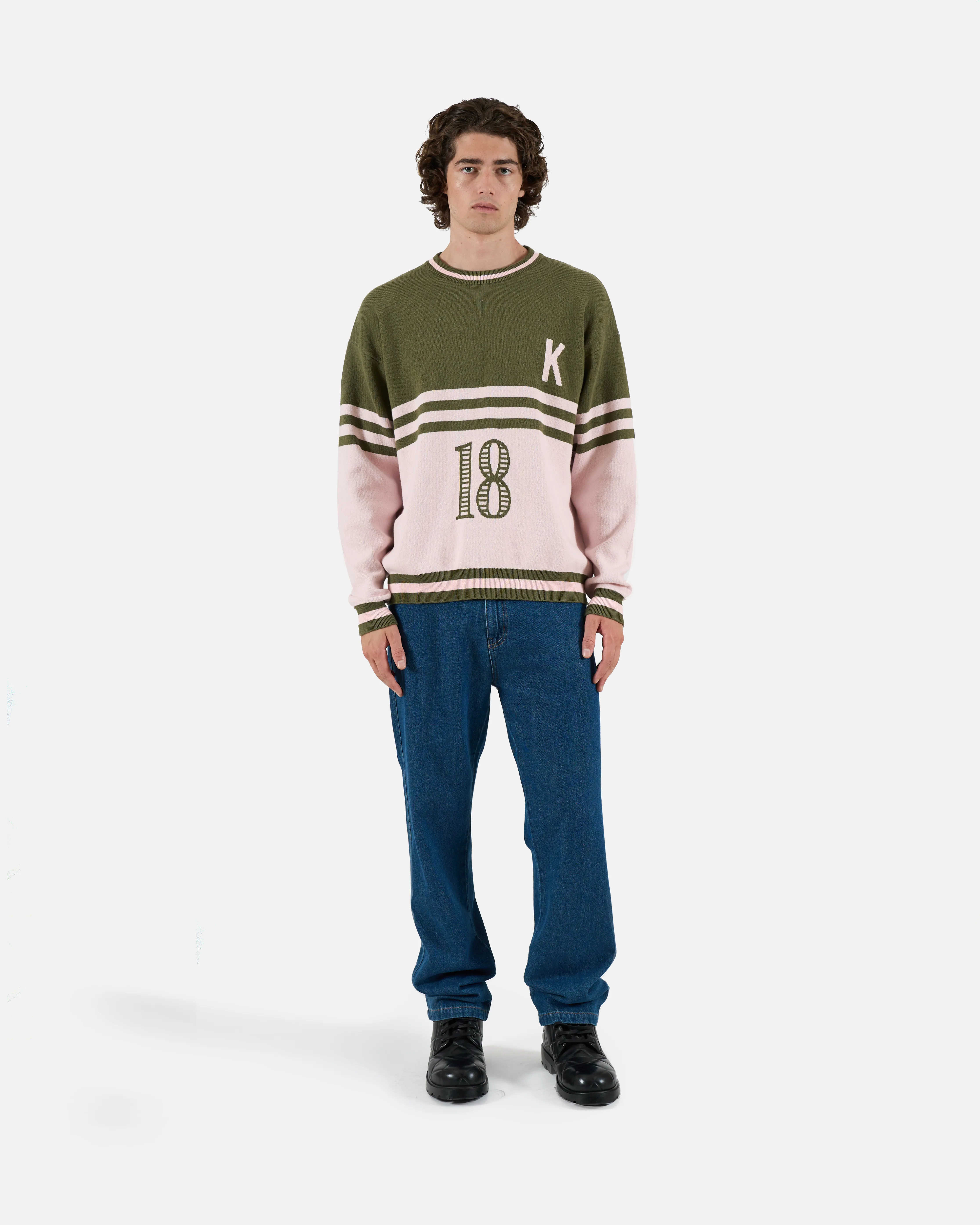 Graphic Combo Crewneck