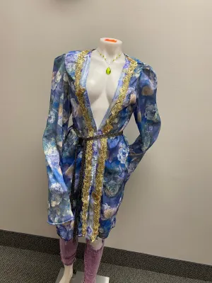 “Grecian Goddess” floral duster