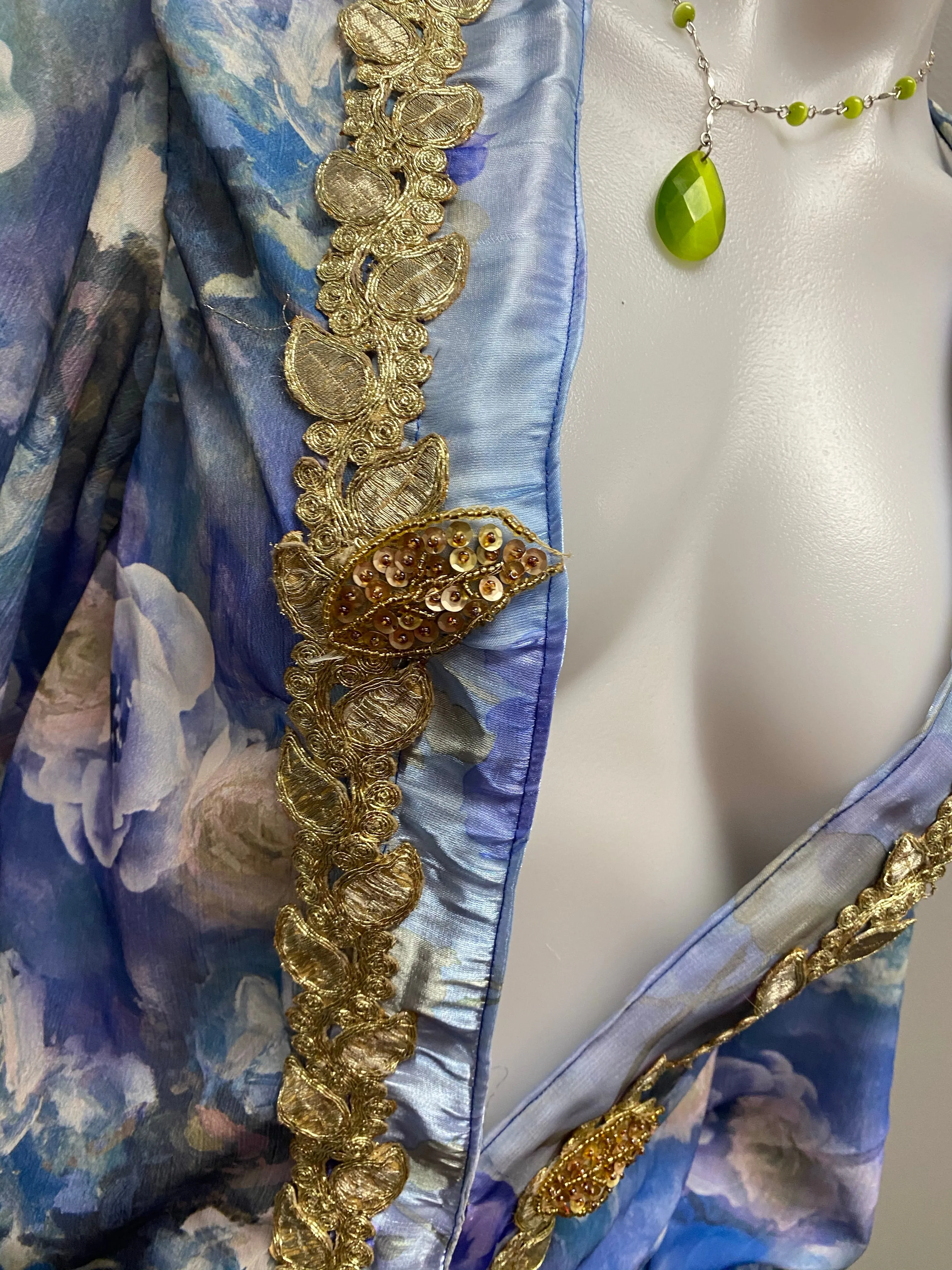 “Grecian Goddess” floral duster