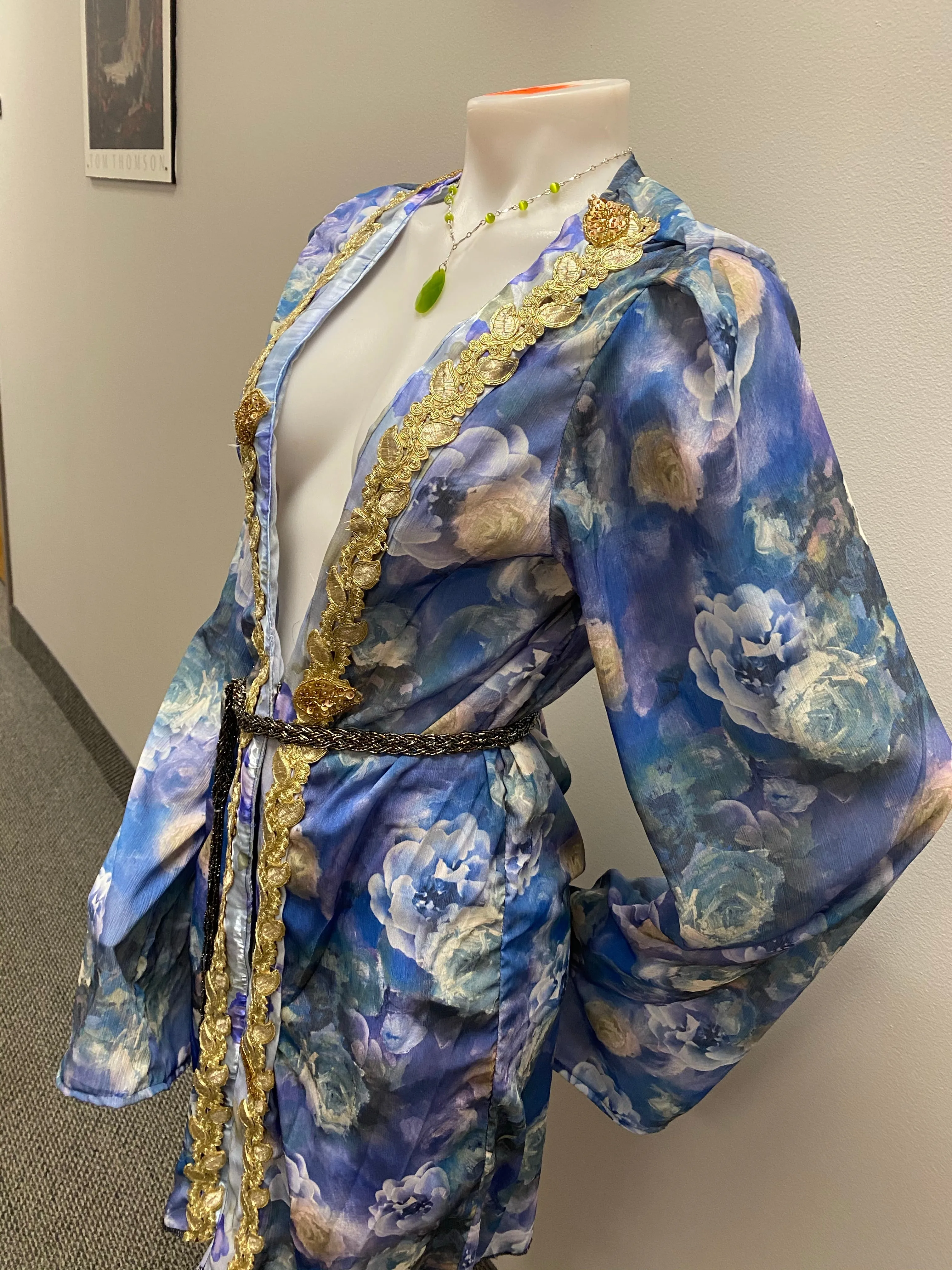 “Grecian Goddess” floral duster