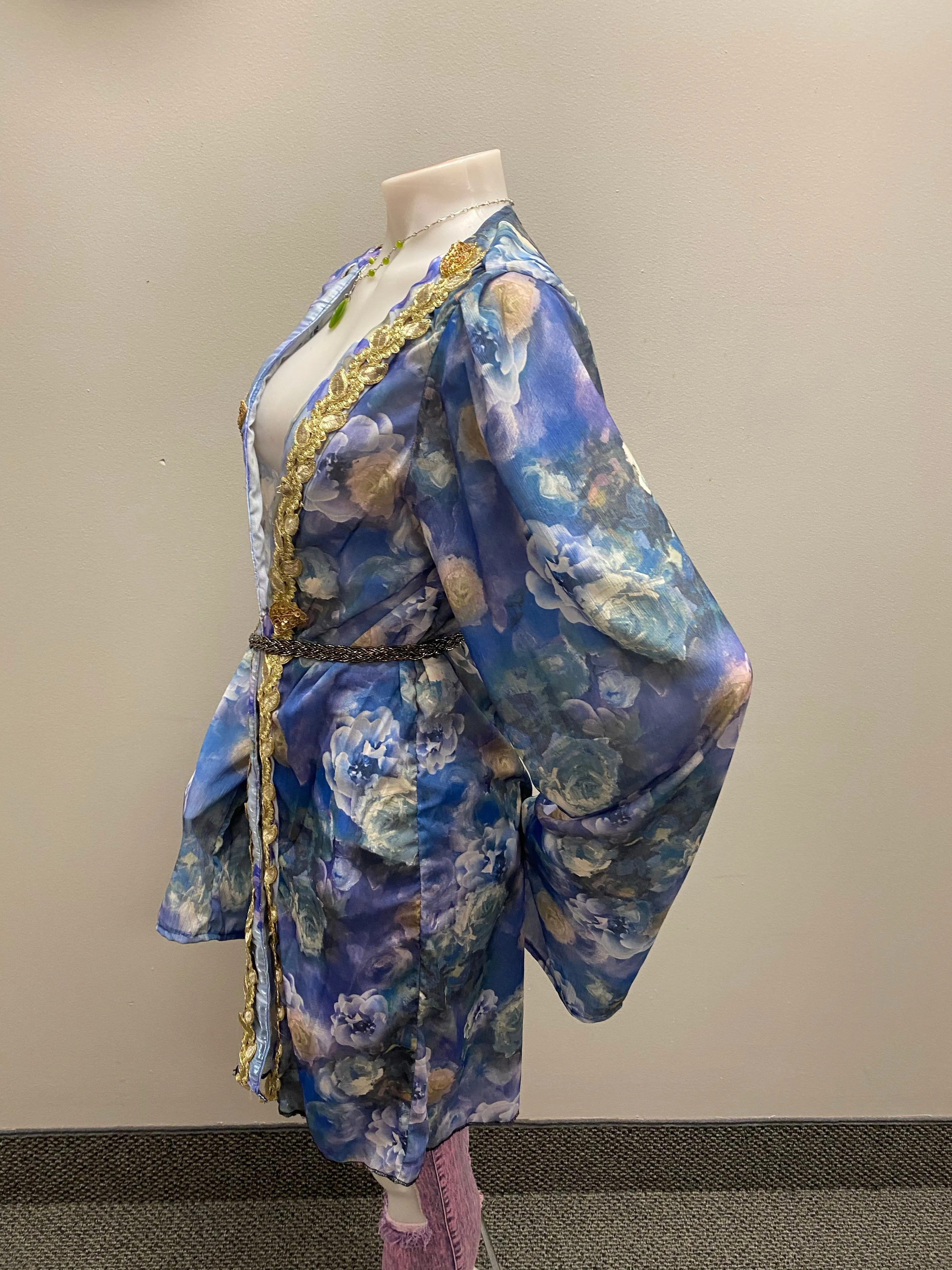 “Grecian Goddess” floral duster