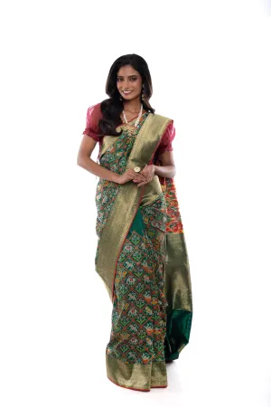 Green Regalia Banarasi Silk Saree