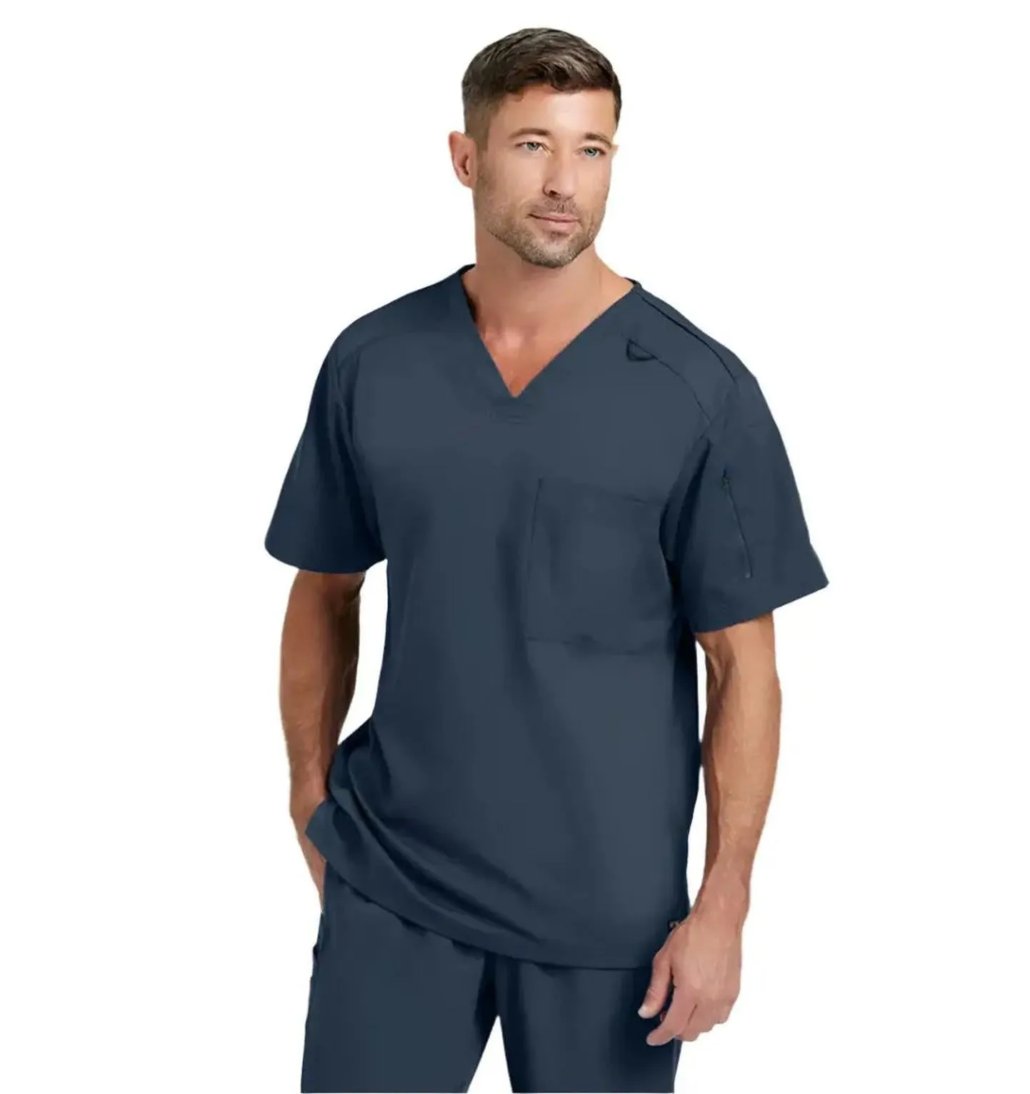 Grey's Anatomy Stretch™ by Barco Murphy 2-Pocket V-Neck Scrub Top-Plus