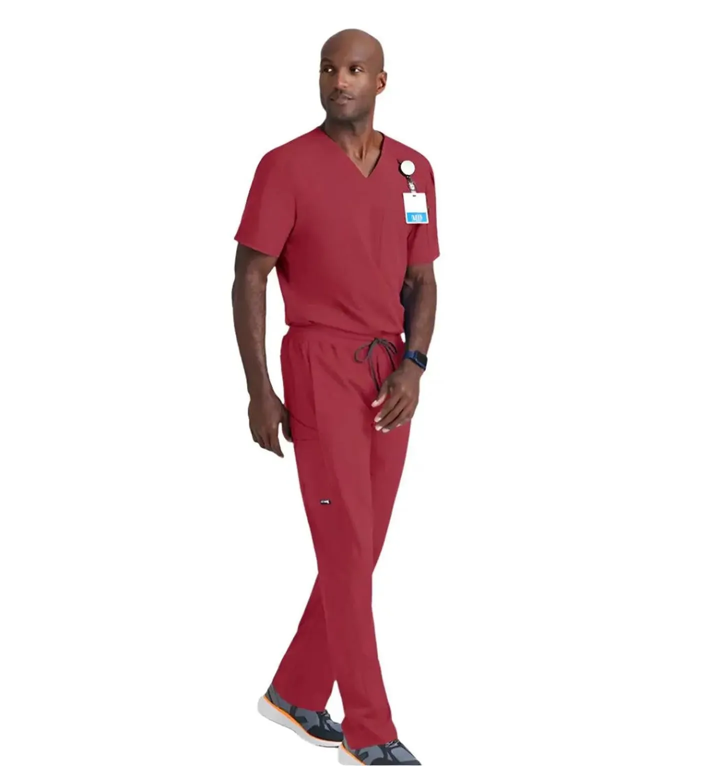 Grey's Anatomy Stretch™ by Barco Murphy 2-Pocket V-Neck Scrub Top-Plus