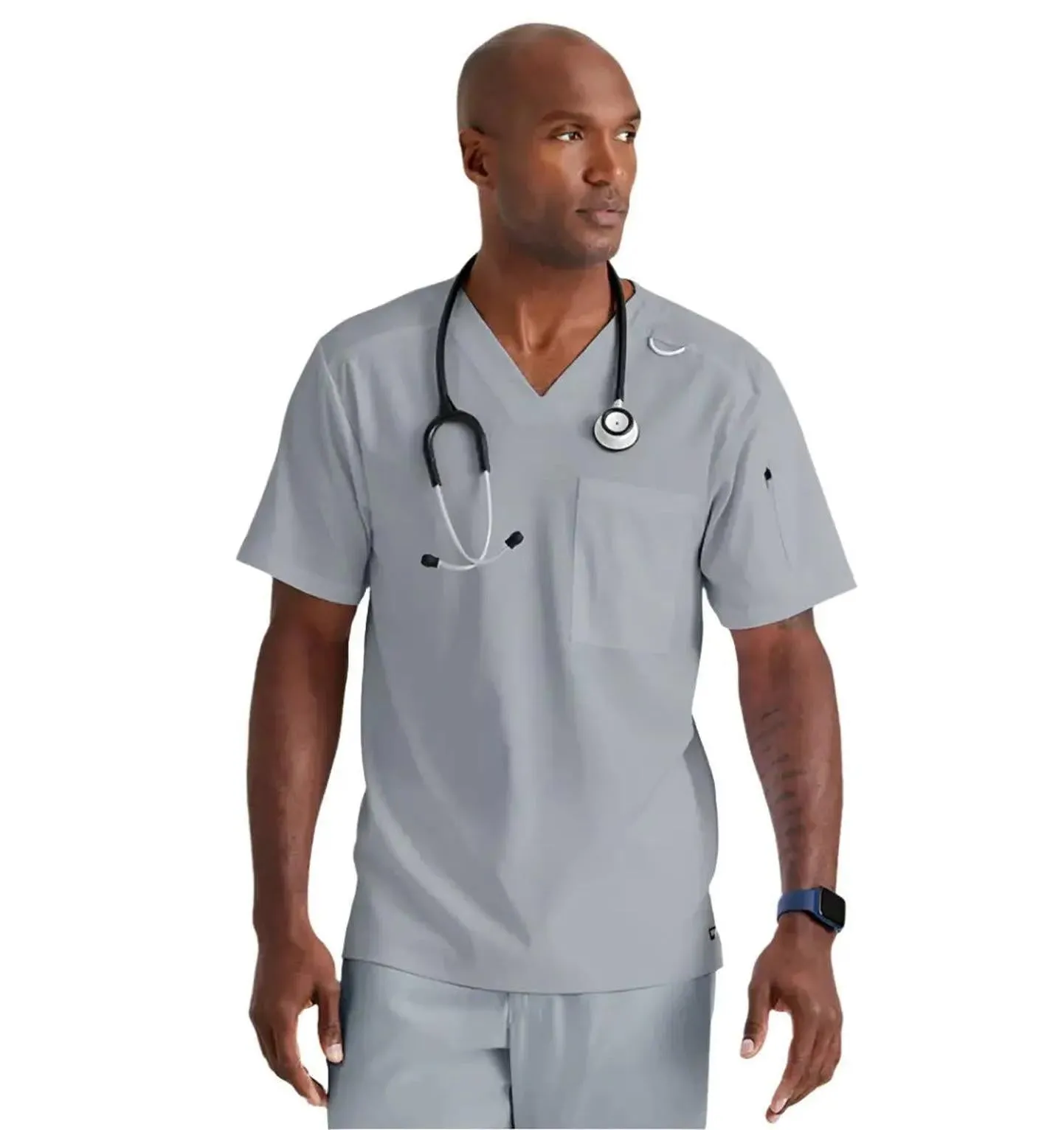 Grey's Anatomy Stretch™ by Barco Murphy 2-Pocket V-Neck Scrub Top-Plus