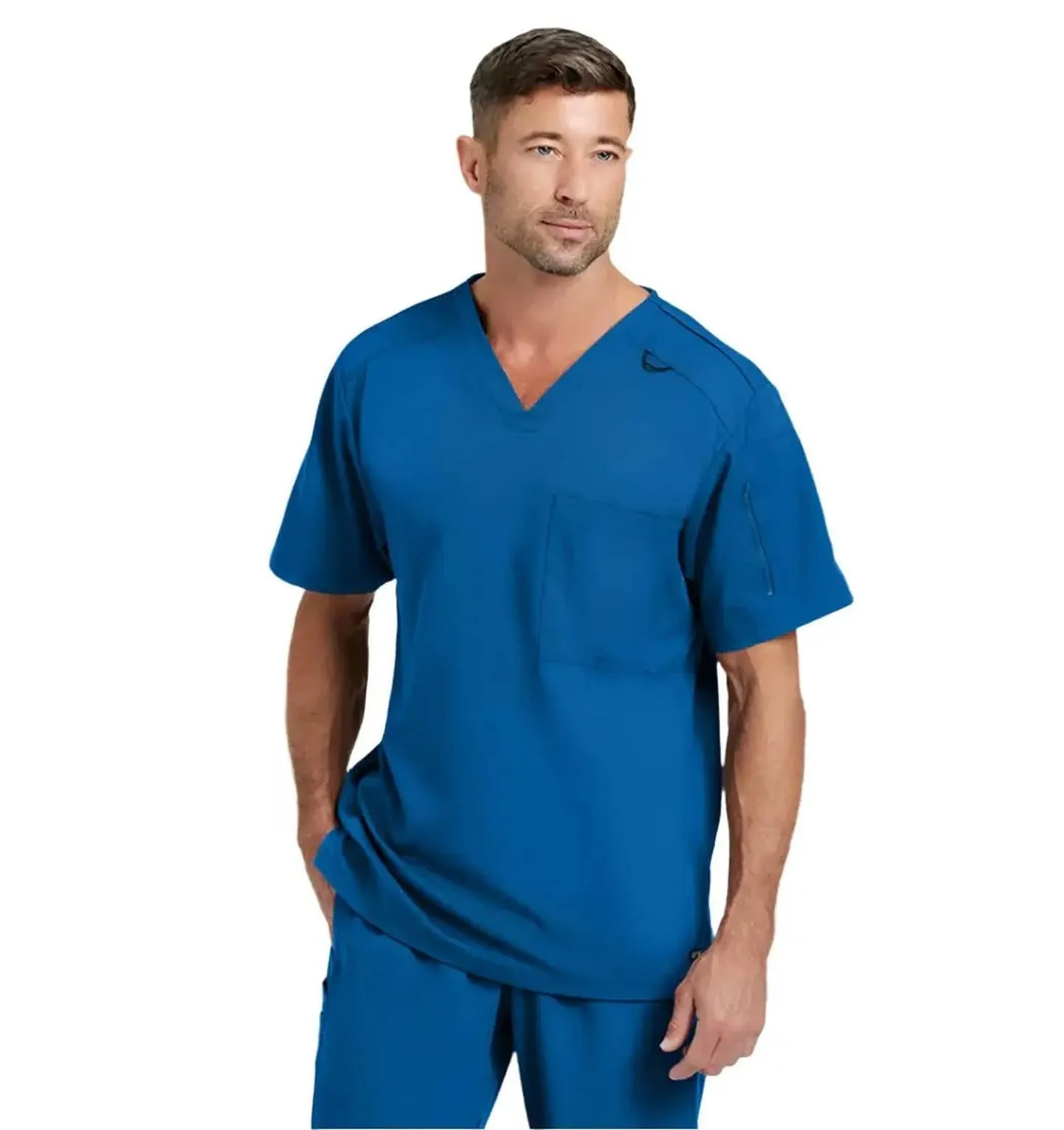 Grey's Anatomy Stretch™ by Barco Murphy 2-Pocket V-Neck Scrub Top-Plus