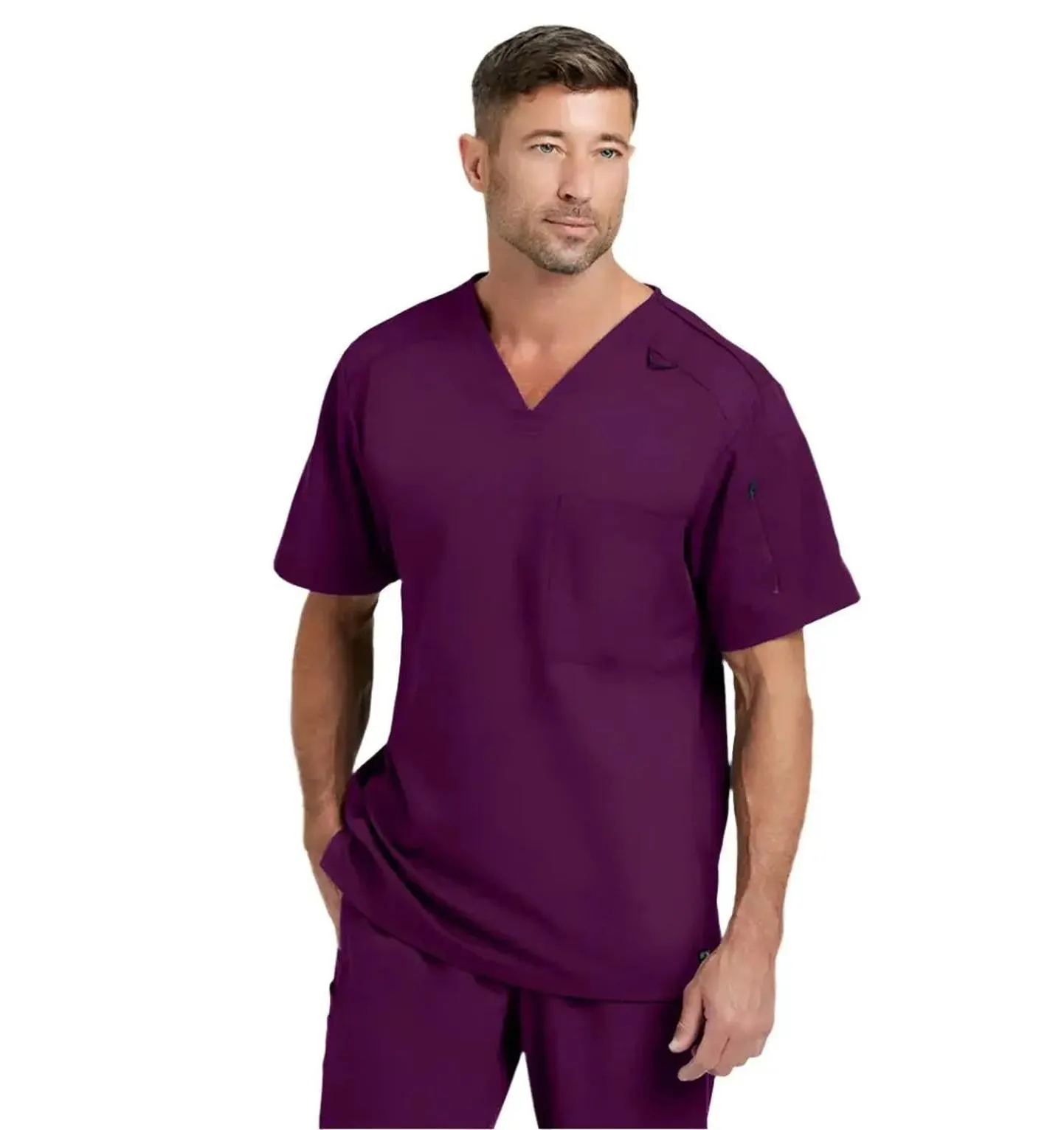 Grey's Anatomy Stretch™ by Barco Murphy 2-Pocket V-Neck Scrub Top-Plus