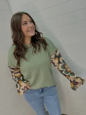 Grooving Into Fall Blouse