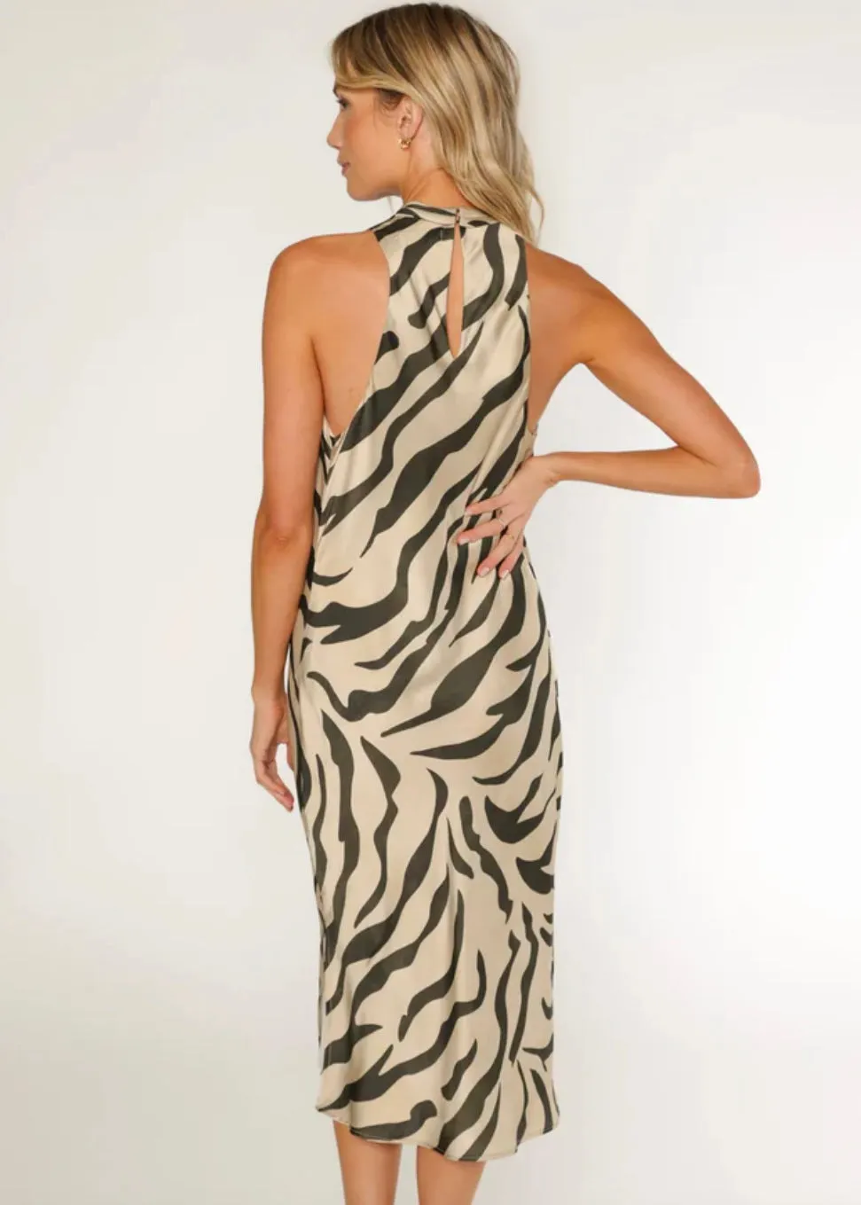Grotto Cowl Neck Dress