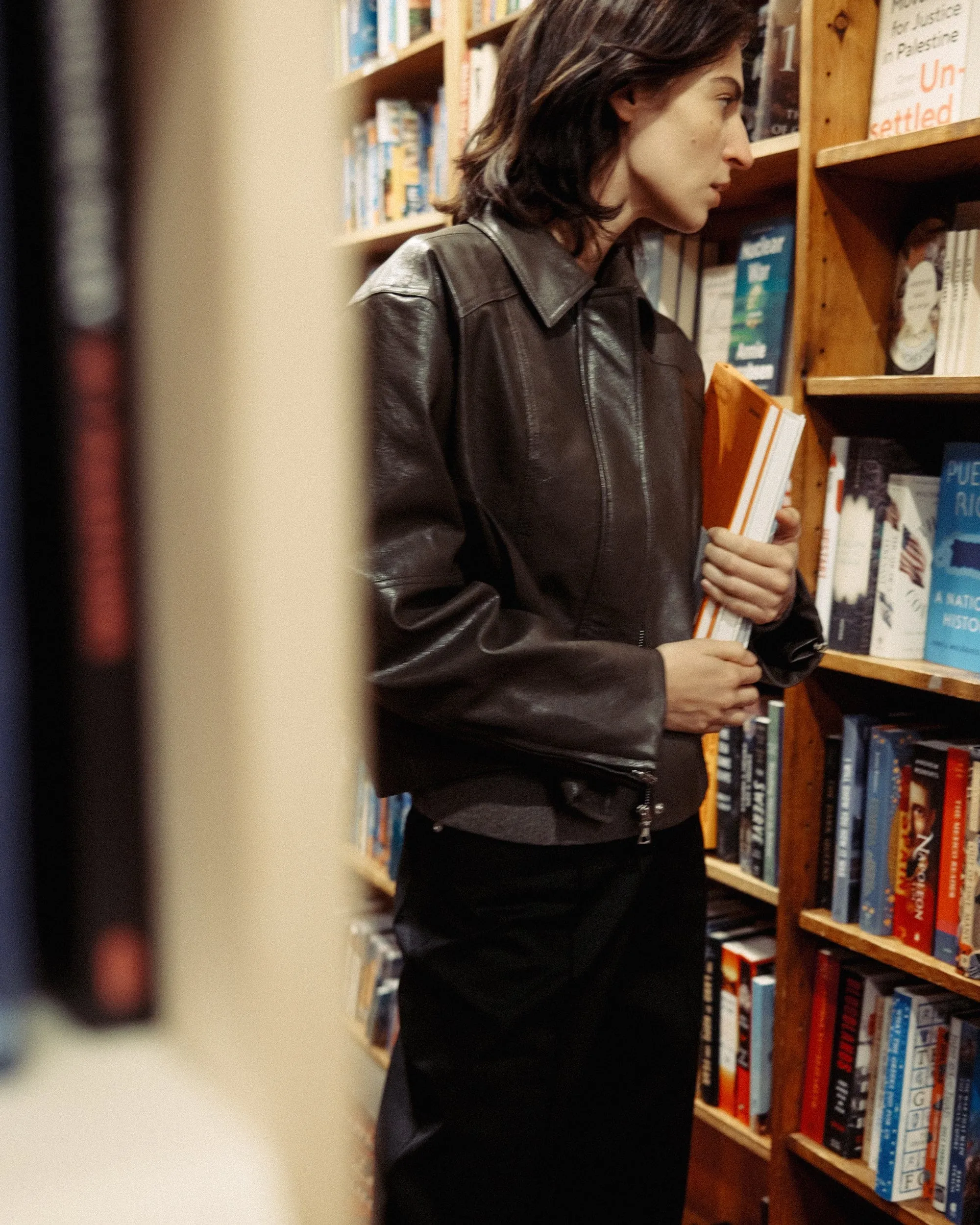 Halle Vegan Leather Jacket