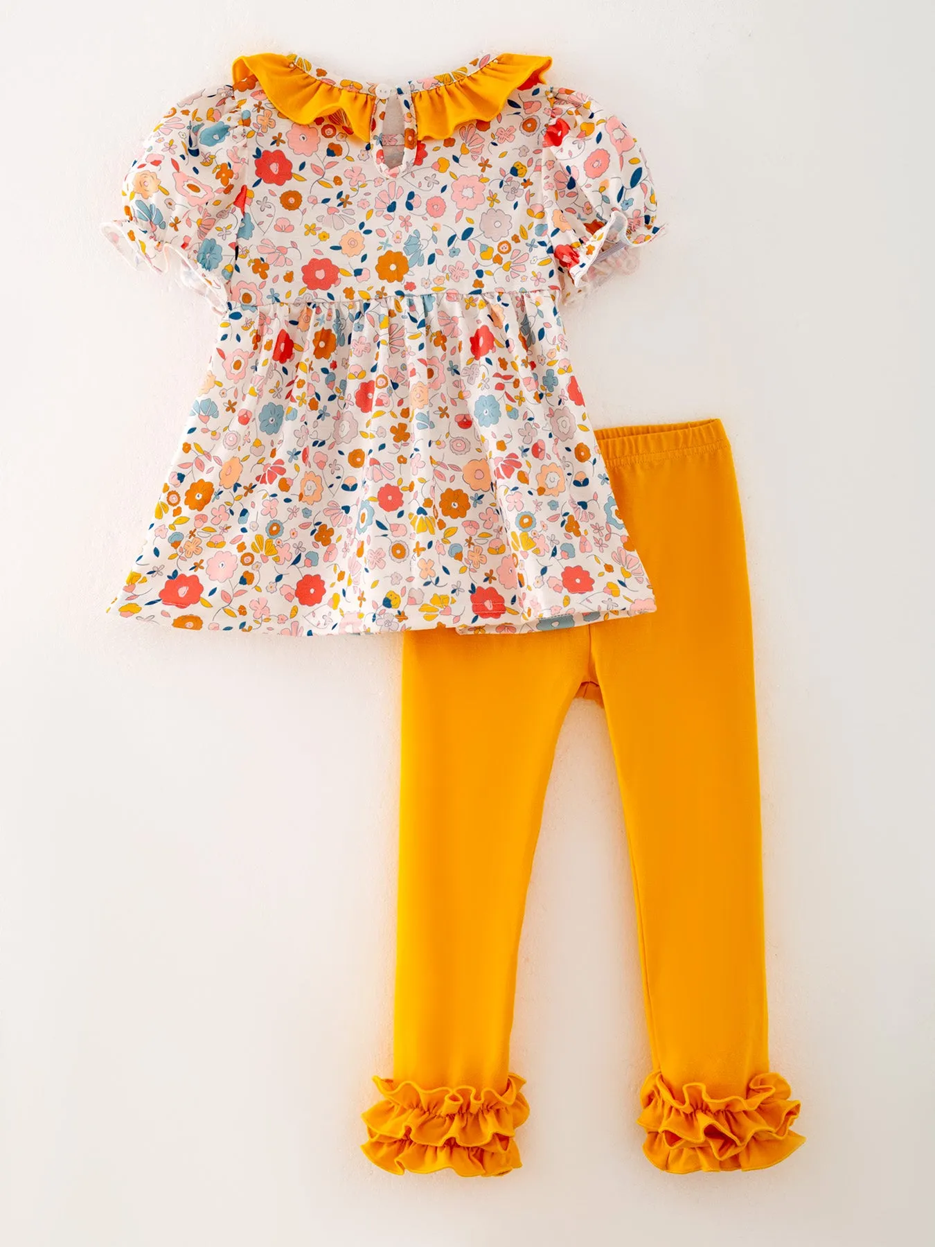 Halloween Pumpkin Chenille patches Girls Set