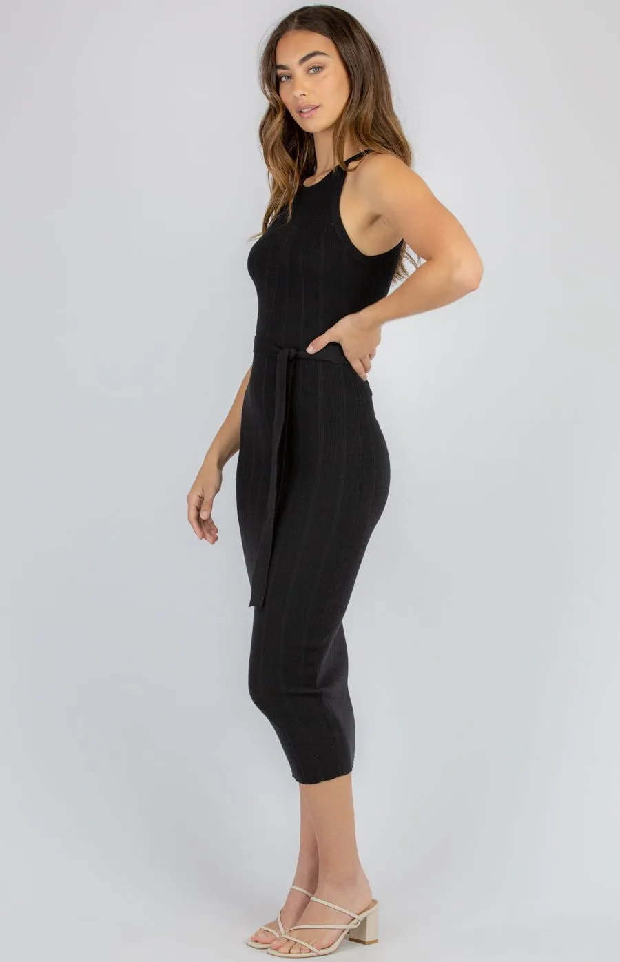 HALTER RIBBED MIDI DRESS 🇦🇺