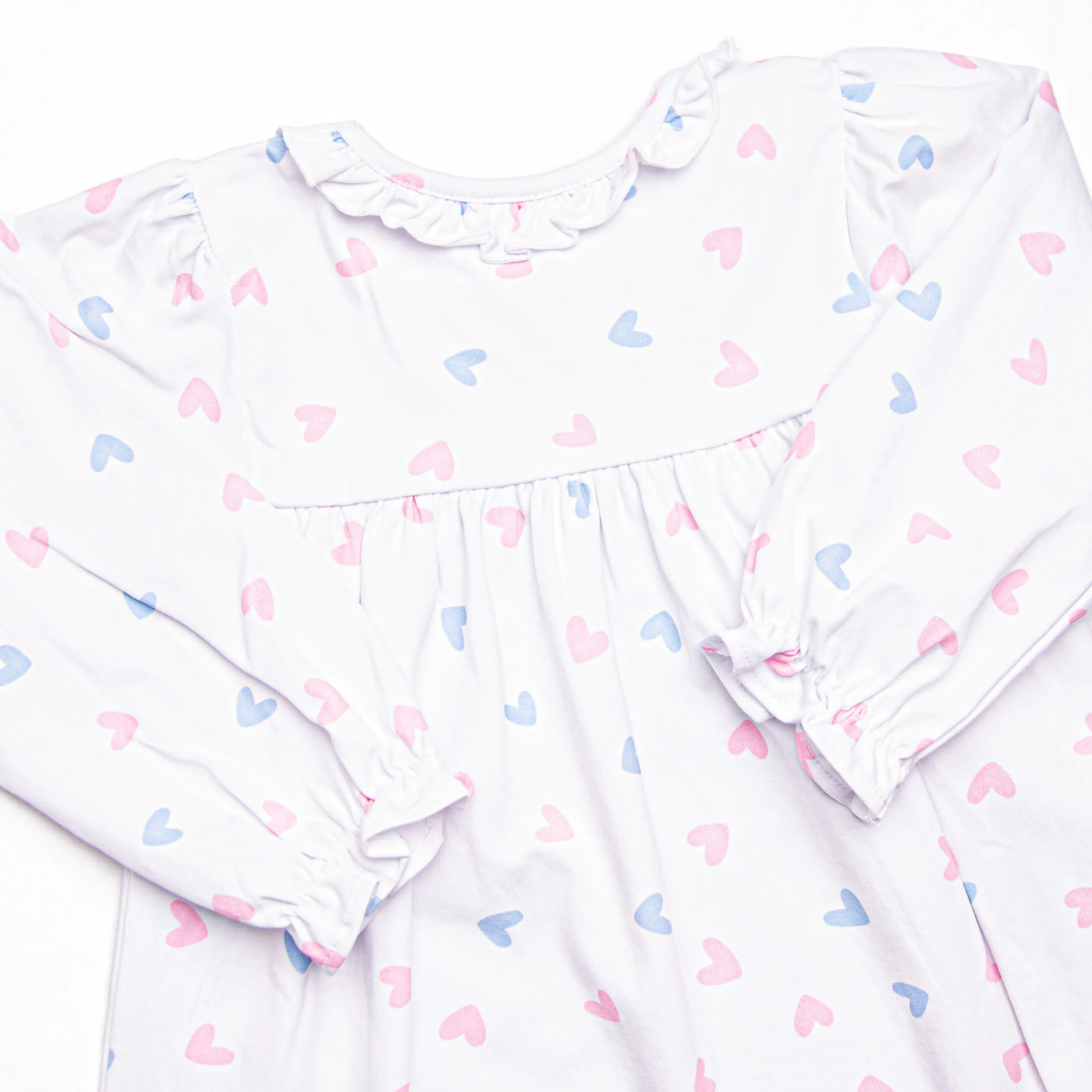 Handful of Hearts Dress, White
