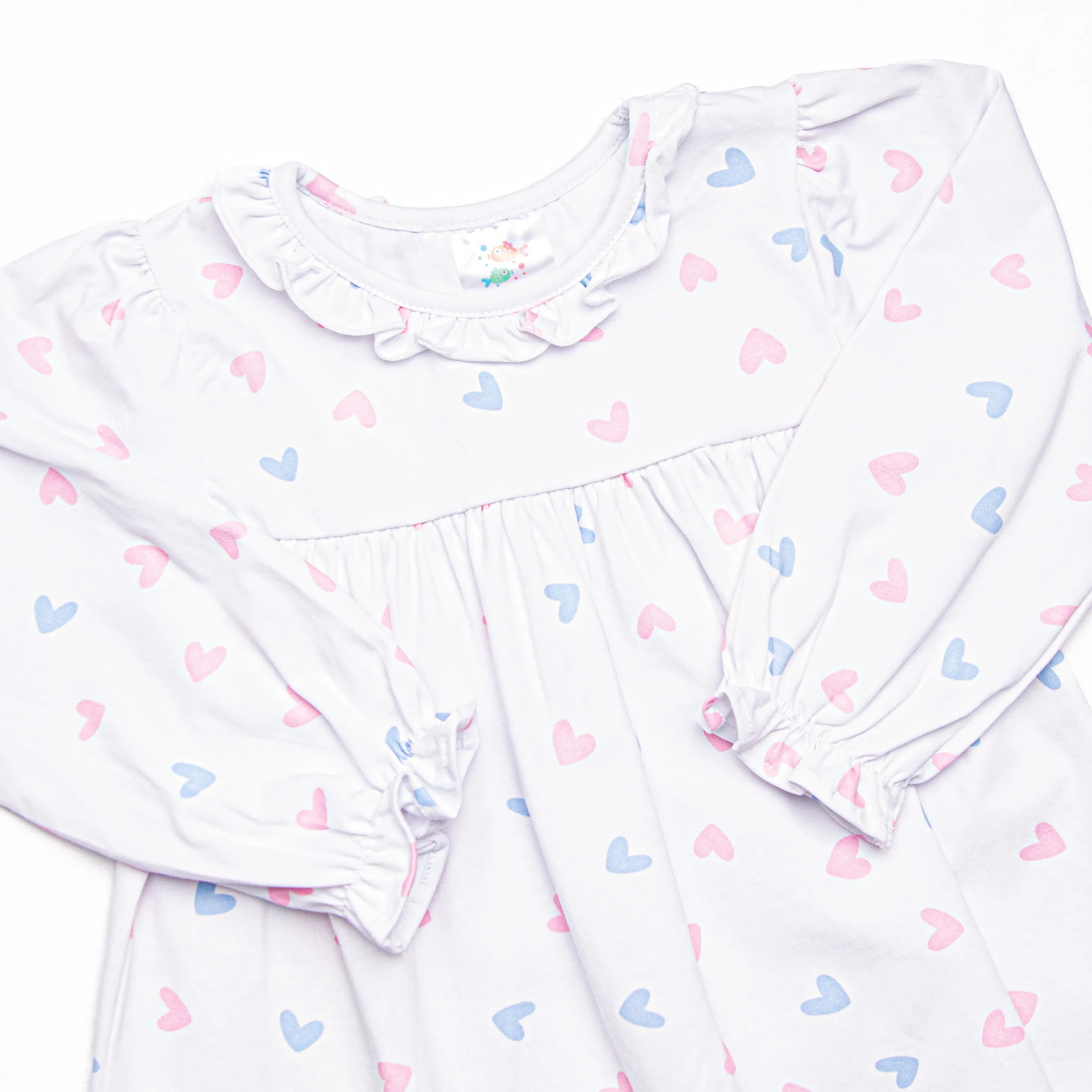 Handful of Hearts Dress, White