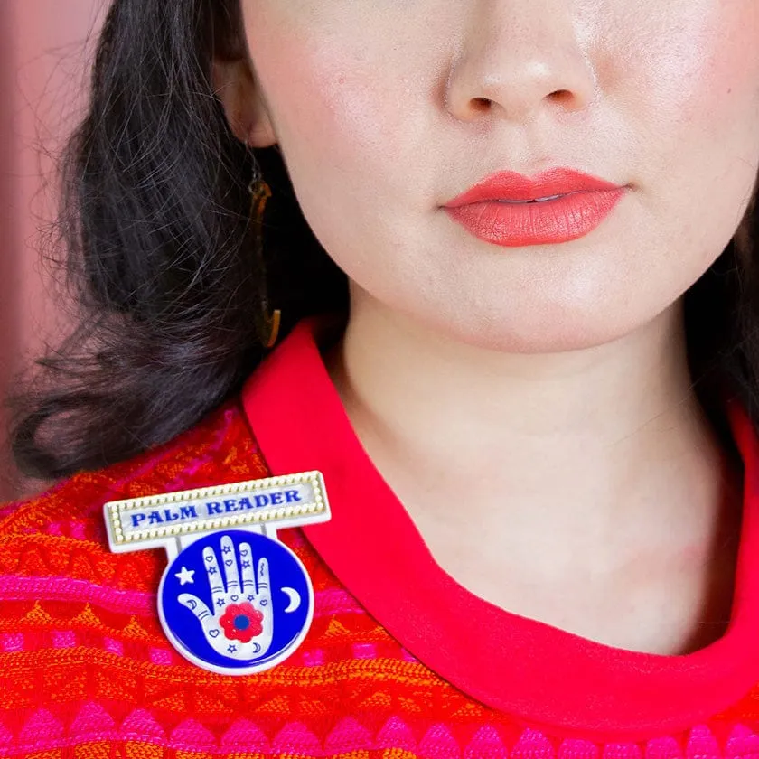 Hands-On Clairvoyance Brooch by Erstwilder