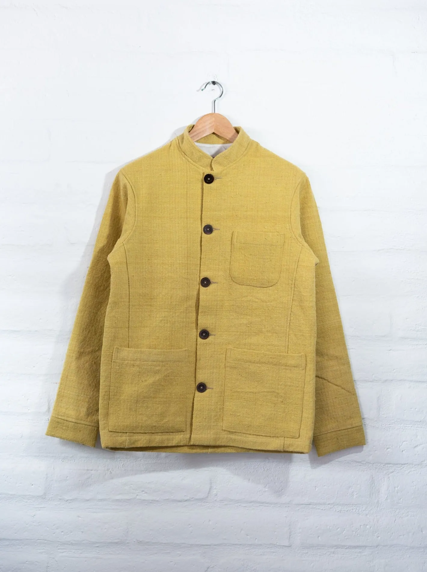 Handspun Wool Tambo Jacket in Eucalyptus