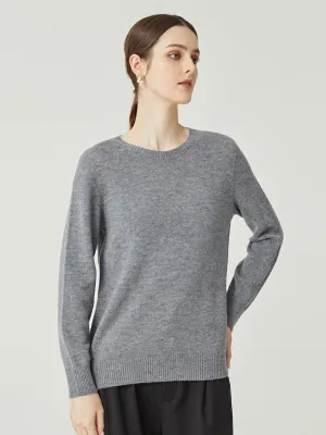Happy Babe Casual Cropped Wool Sweater Top