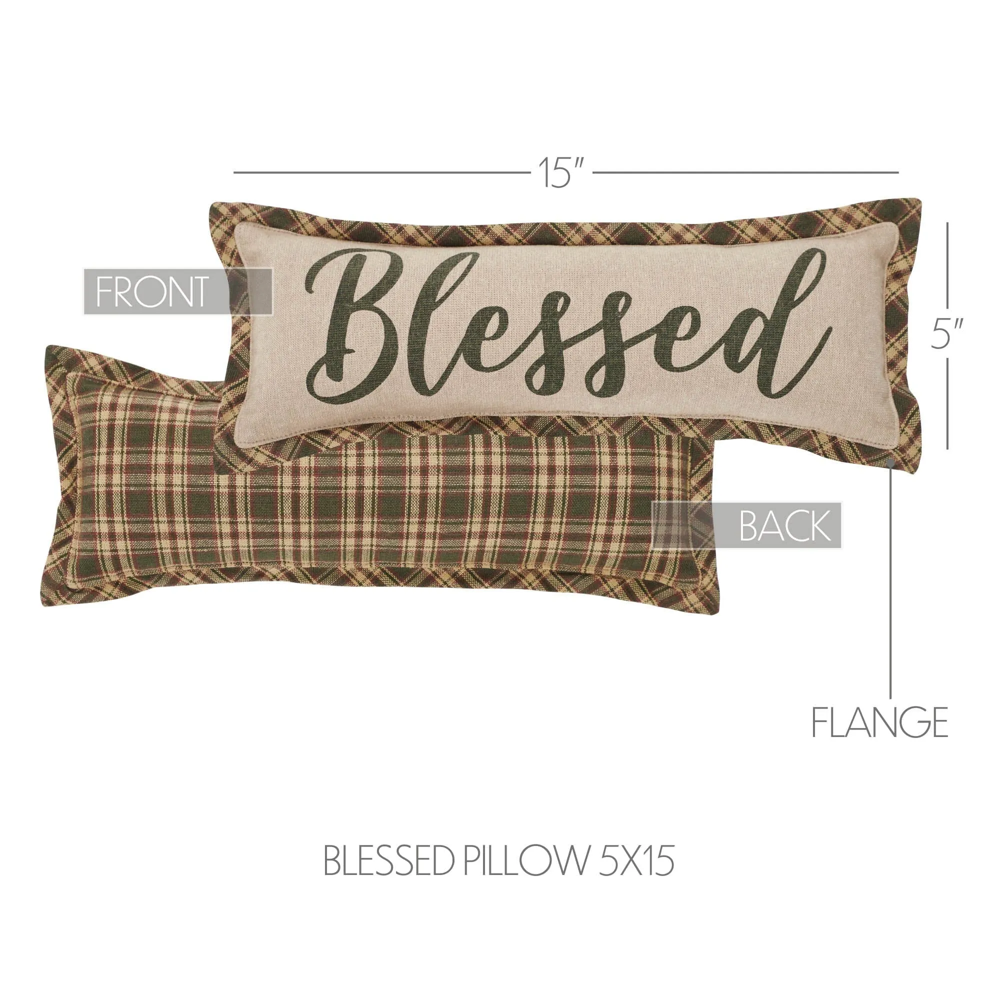 Harvest Blessings Blessed Pillow 5x15"
