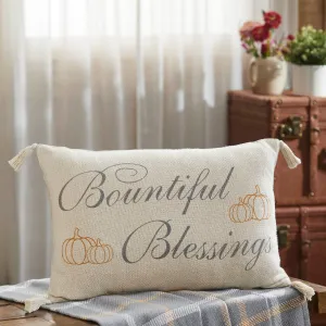 Harvest Blessings Bountiful Blessings Pillow 14x22"