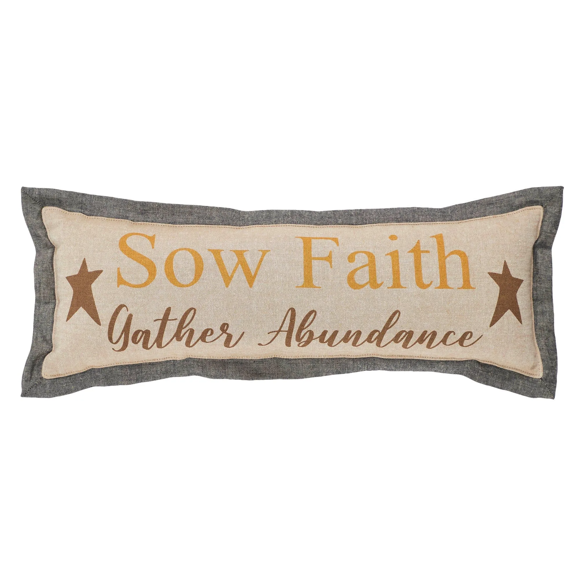 Harvest Blessings Sow Faith Pillow 5x15"