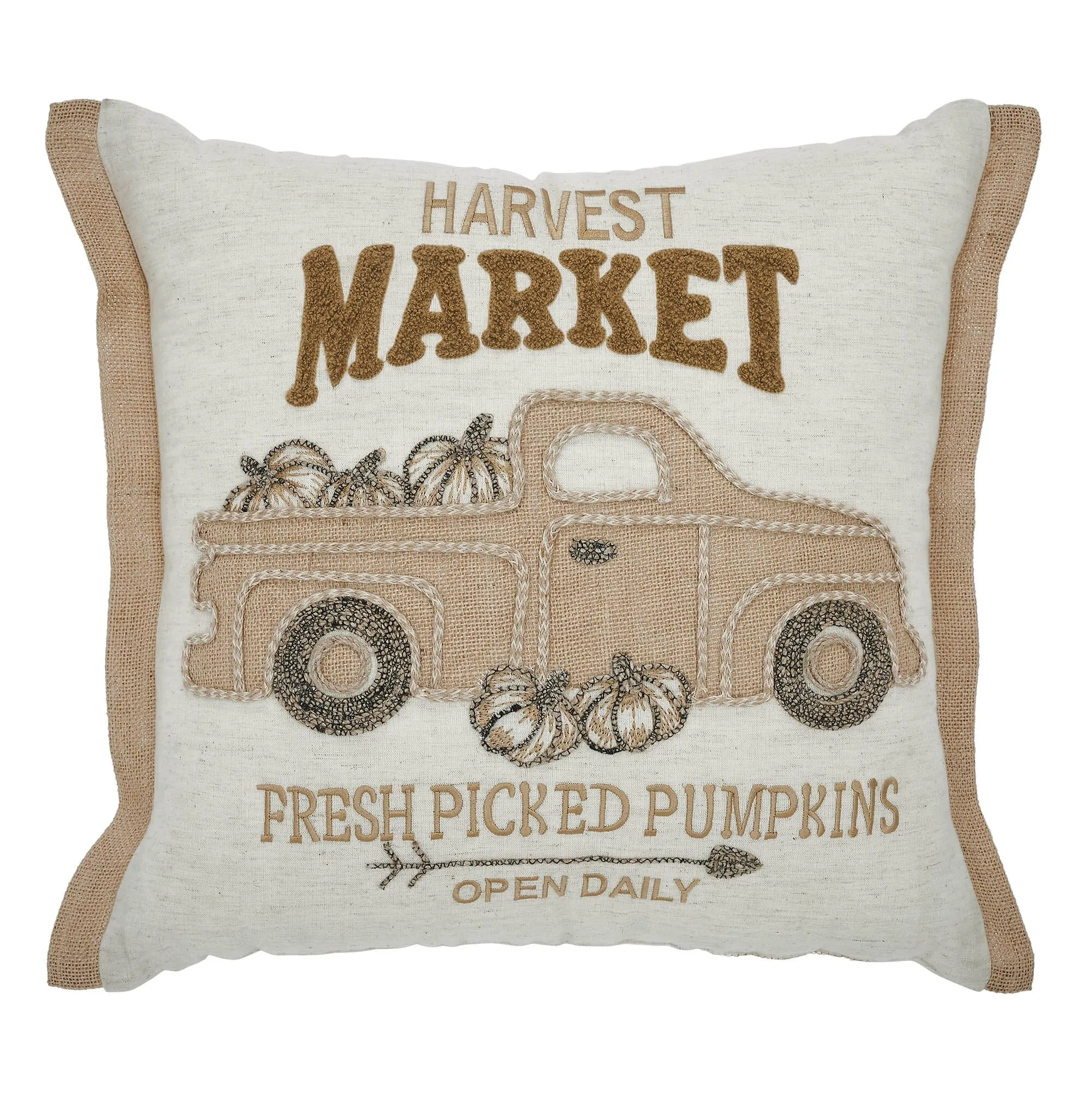 Harvest Market Fresh Picked Pillow 18x18"
