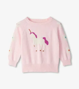 Hatley Raglan Pullover Sweater - Fall Unicorn