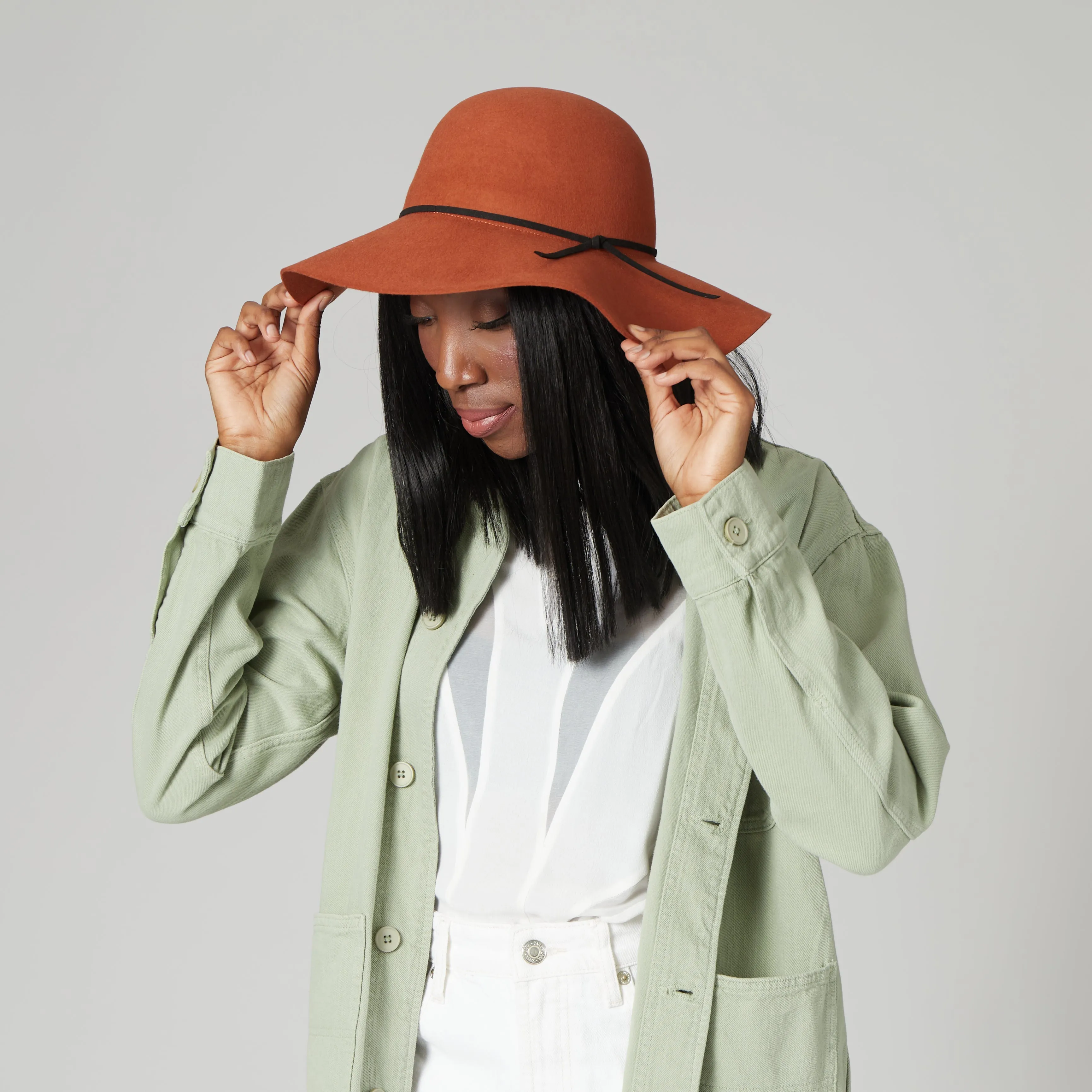 Head West - Women's Floppy With Round Crown And Faux Suede Band