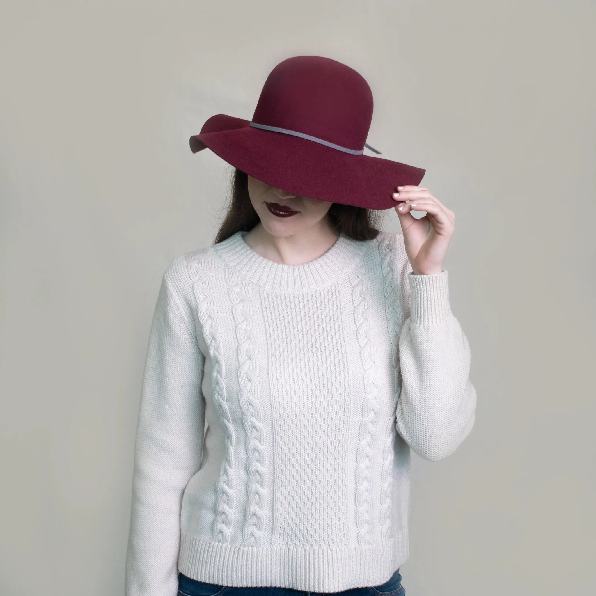 Head West - Women's Floppy With Round Crown And Faux Suede Band