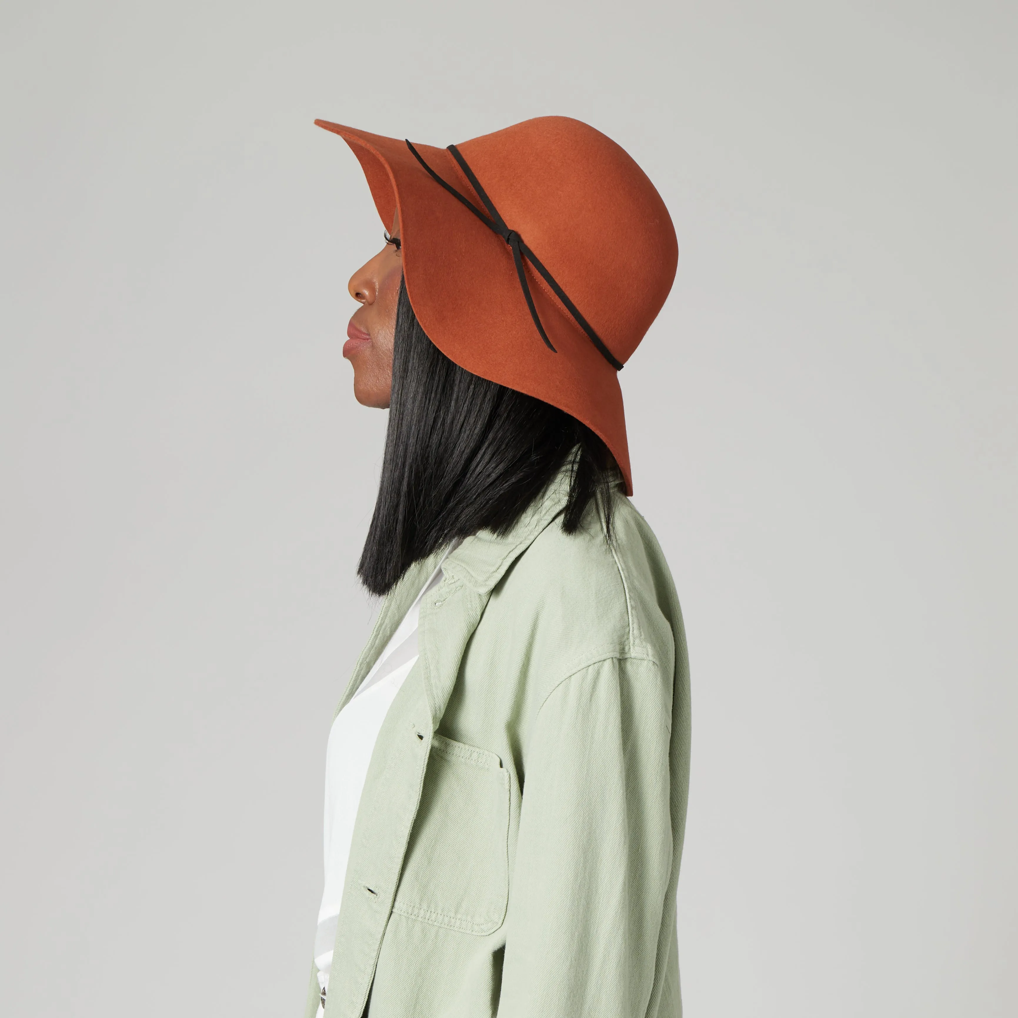 Head West - Women's Floppy With Round Crown And Faux Suede Band