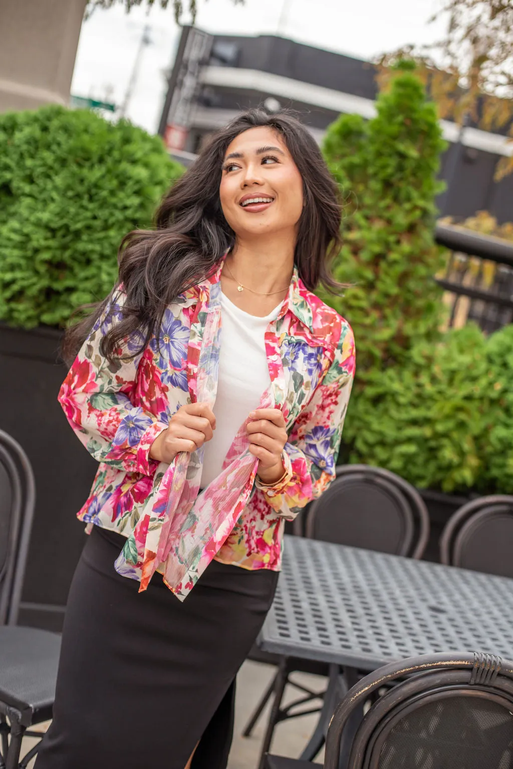 Heavenly Hues Floral Top