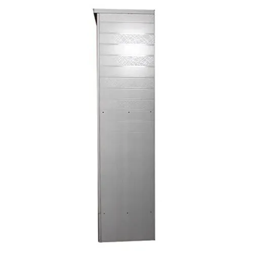 Hellen Pine Coloured 4 Door Wardrobe With Mirror, White