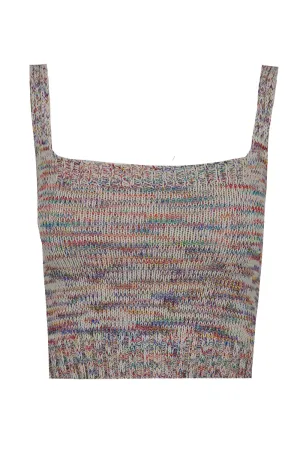 Henley Rainbow Sweater Tank