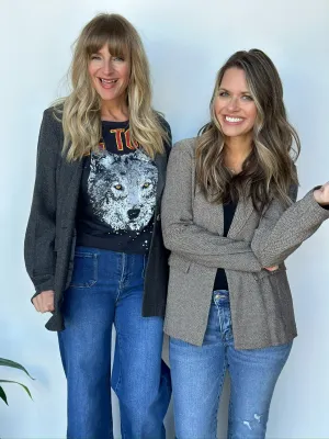 Herringbone Blazer