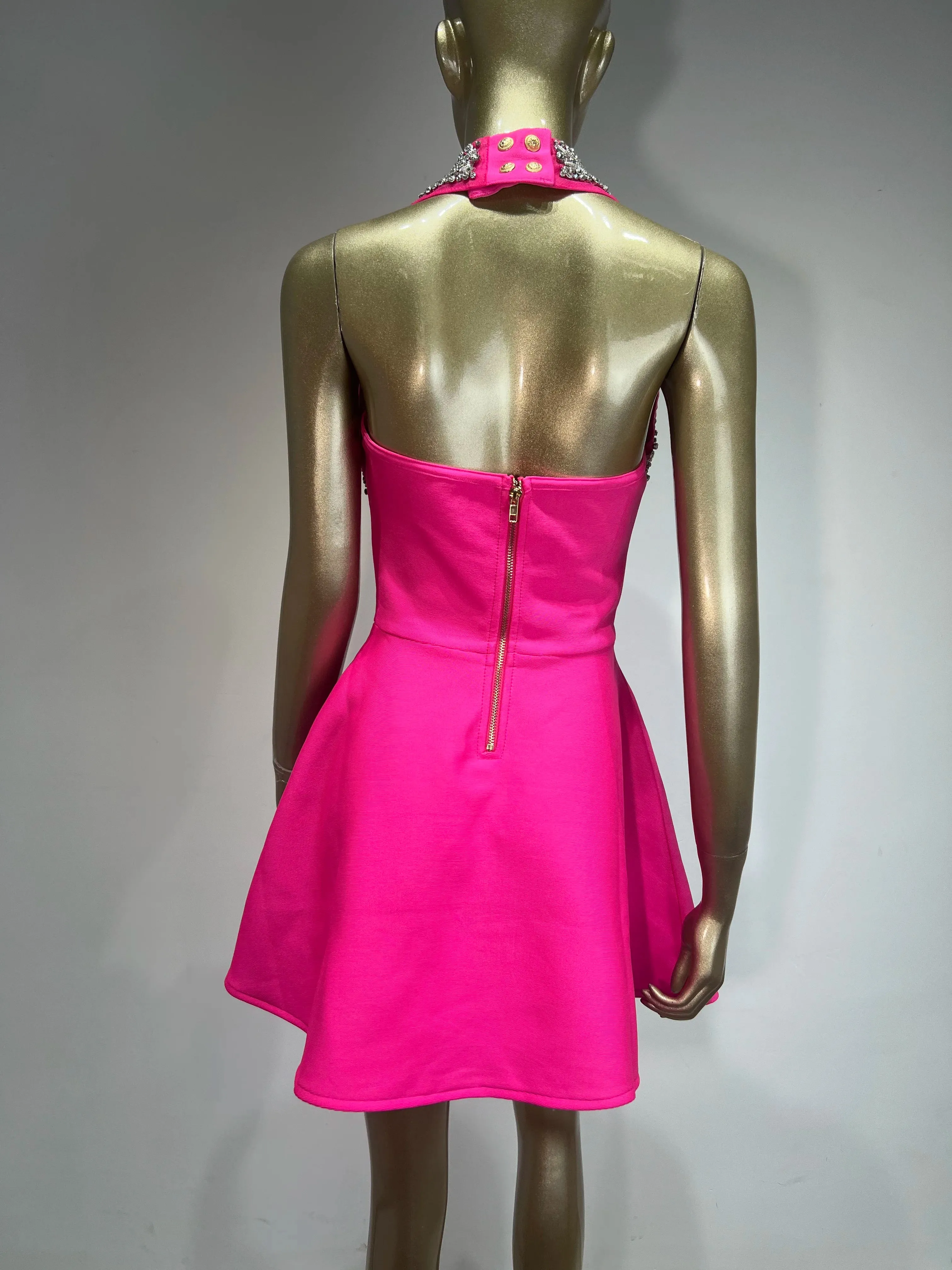 High-end Backless Beading A Line Elegant Evening Dress