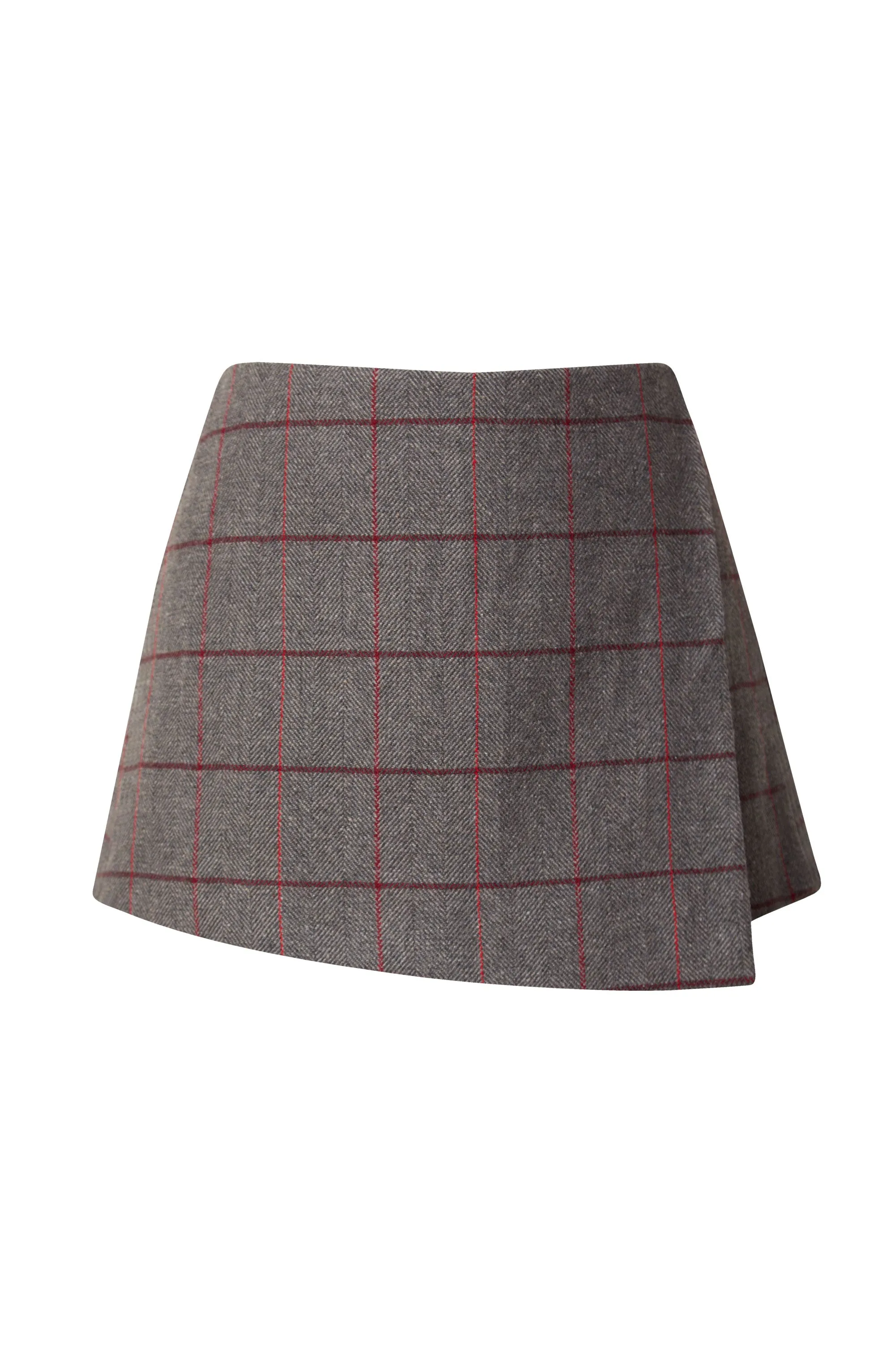 Holland Grey Plaid Skort