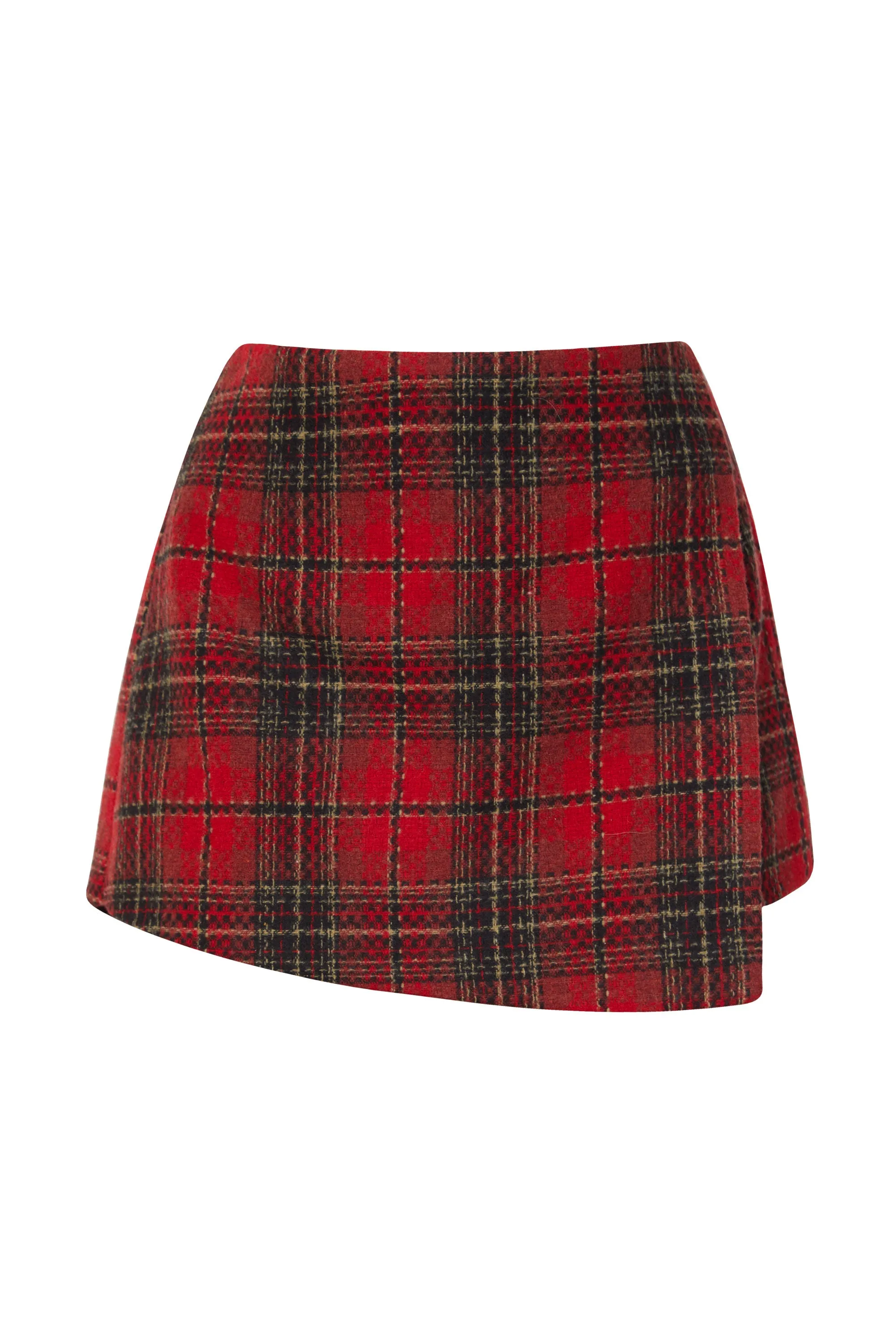 Holland Red Plaid Skort