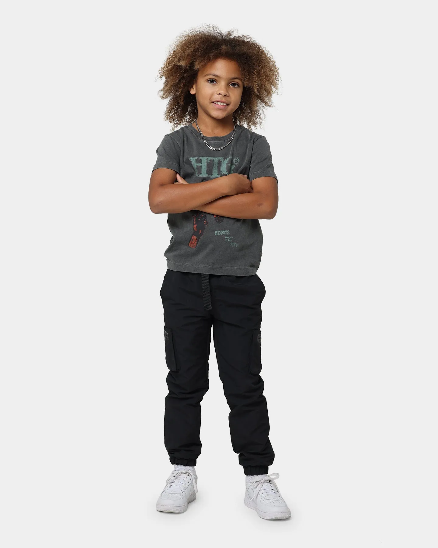 Honor The Gift Kids' Fall Alive T-Shirt Pigment Black