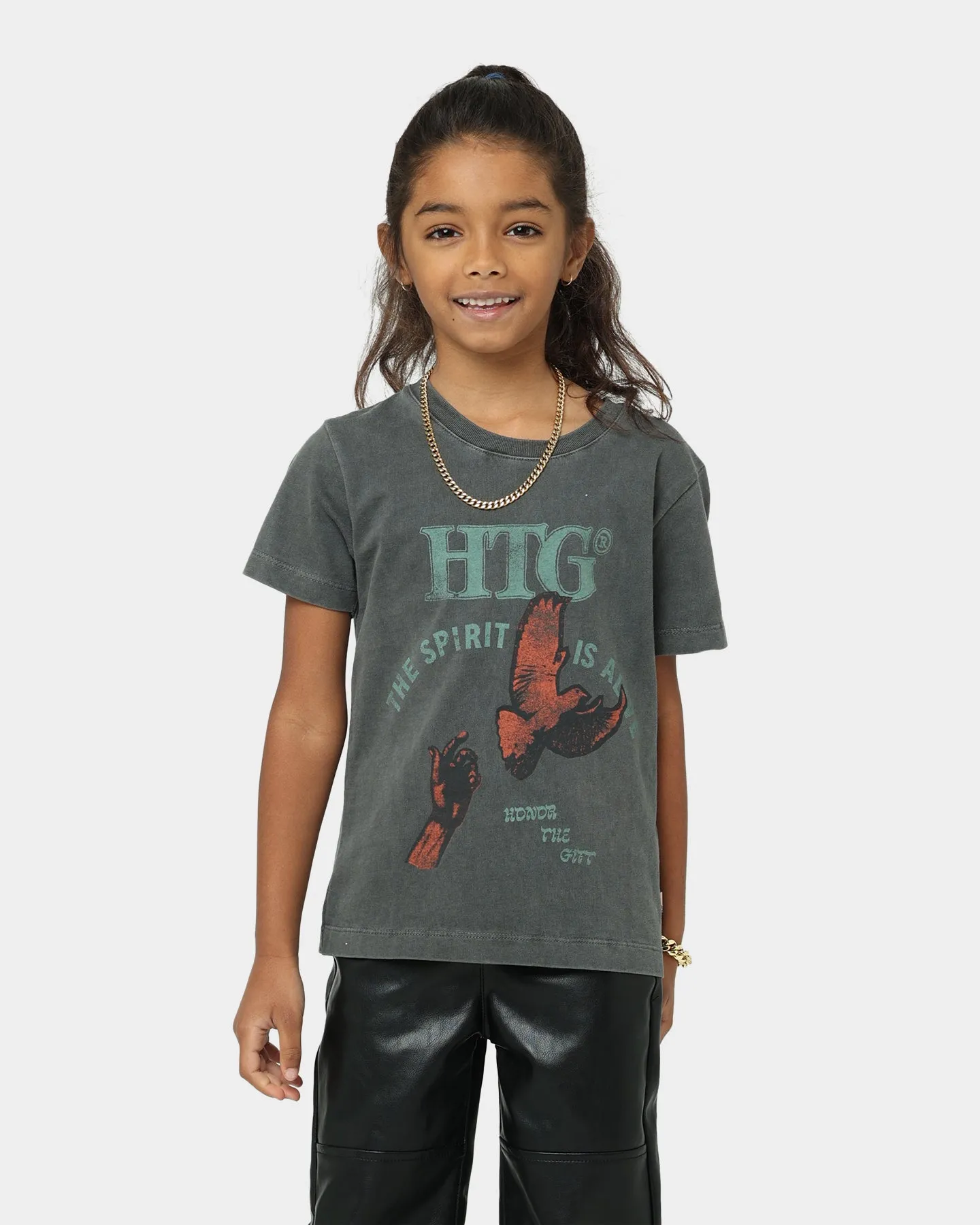 Honor The Gift Kids' Fall Alive T-Shirt Pigment Black