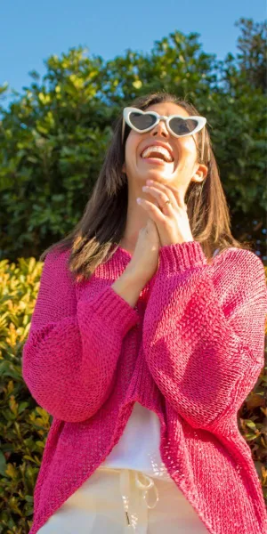 Hot Pink Avola Sweater