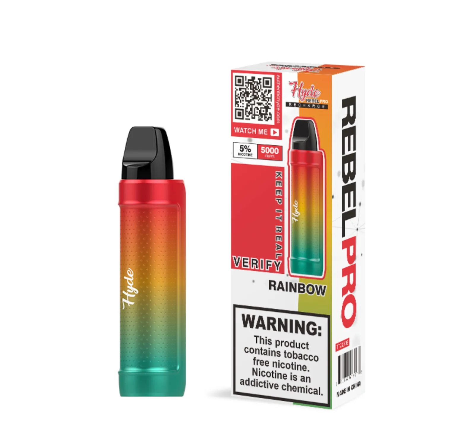 Hyde Rebel Pro Recharge 5000 Disposable Vape