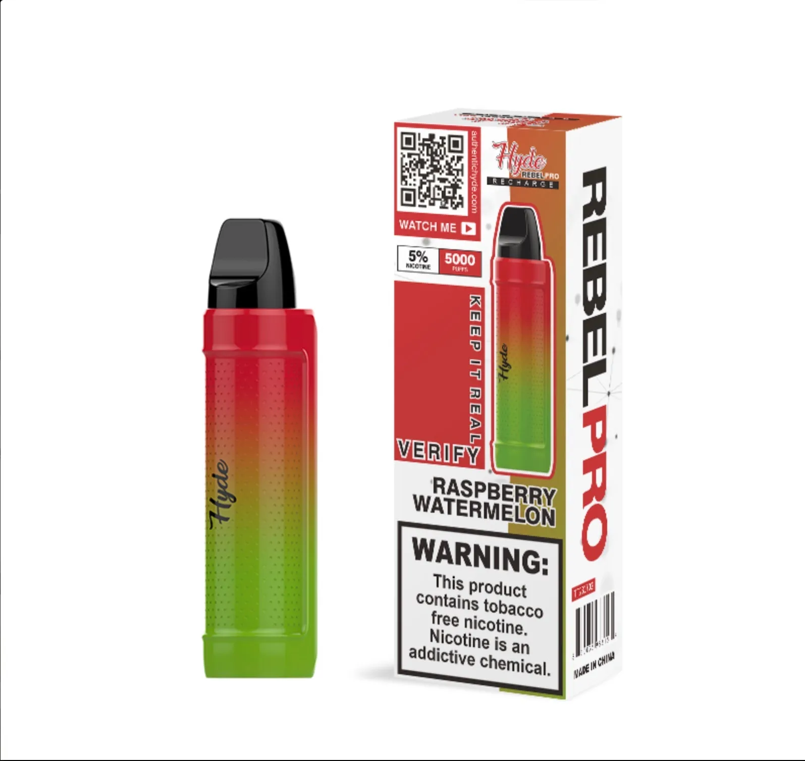 Hyde Rebel Pro Recharge 5000 Disposable Vape