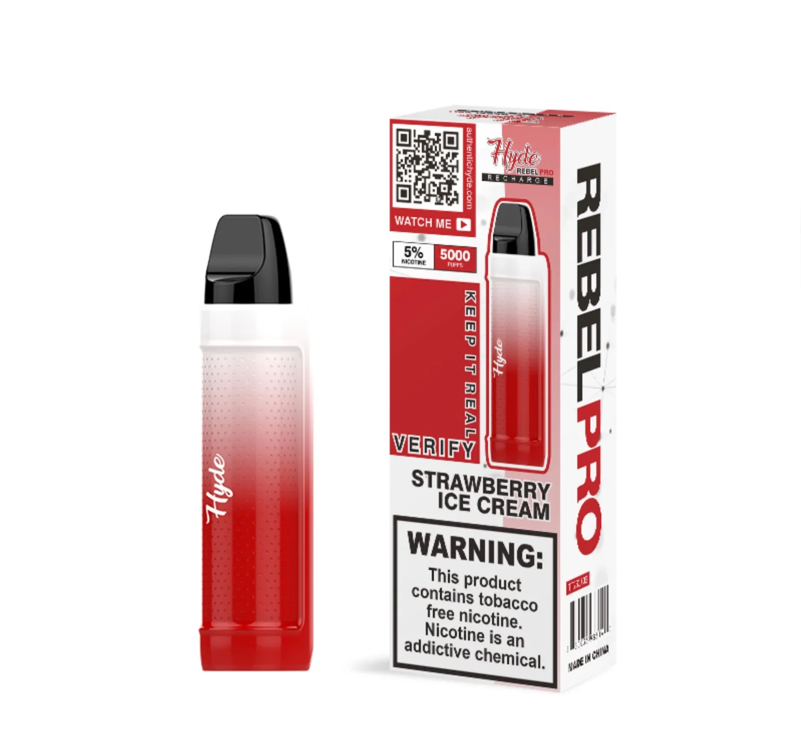 Hyde Rebel Pro Recharge 5000 Disposable Vape