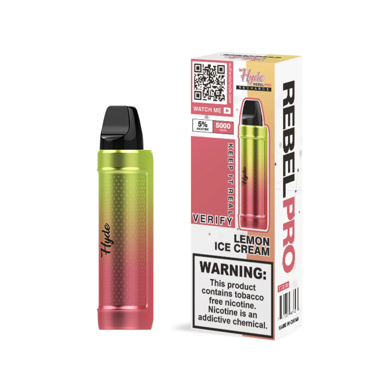 Hyde Rebel Pro Recharge 5000 Disposable Vape