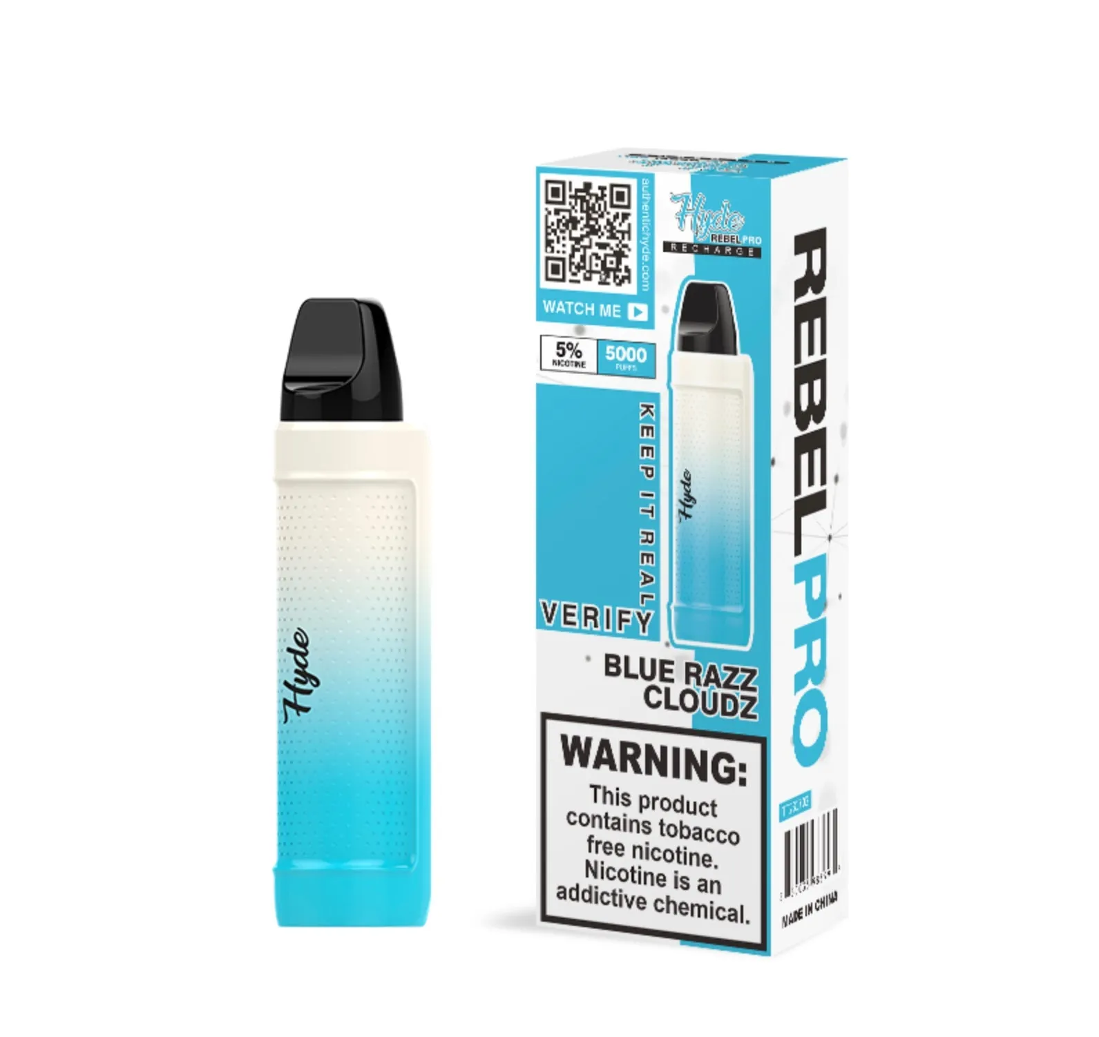 Hyde Rebel Pro Recharge 5000 Disposable Vape
