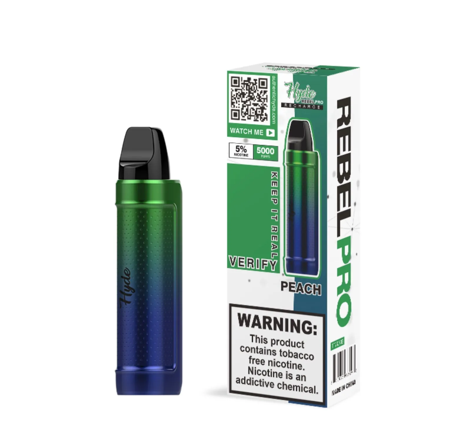 Hyde Rebel Pro Recharge 5000 Disposable Vape
