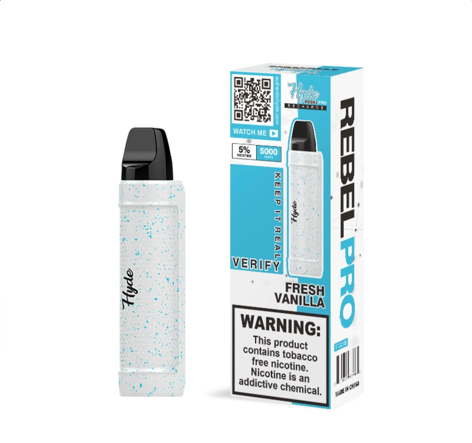 Hyde Rebel Pro Recharge 5000 Disposable Vape