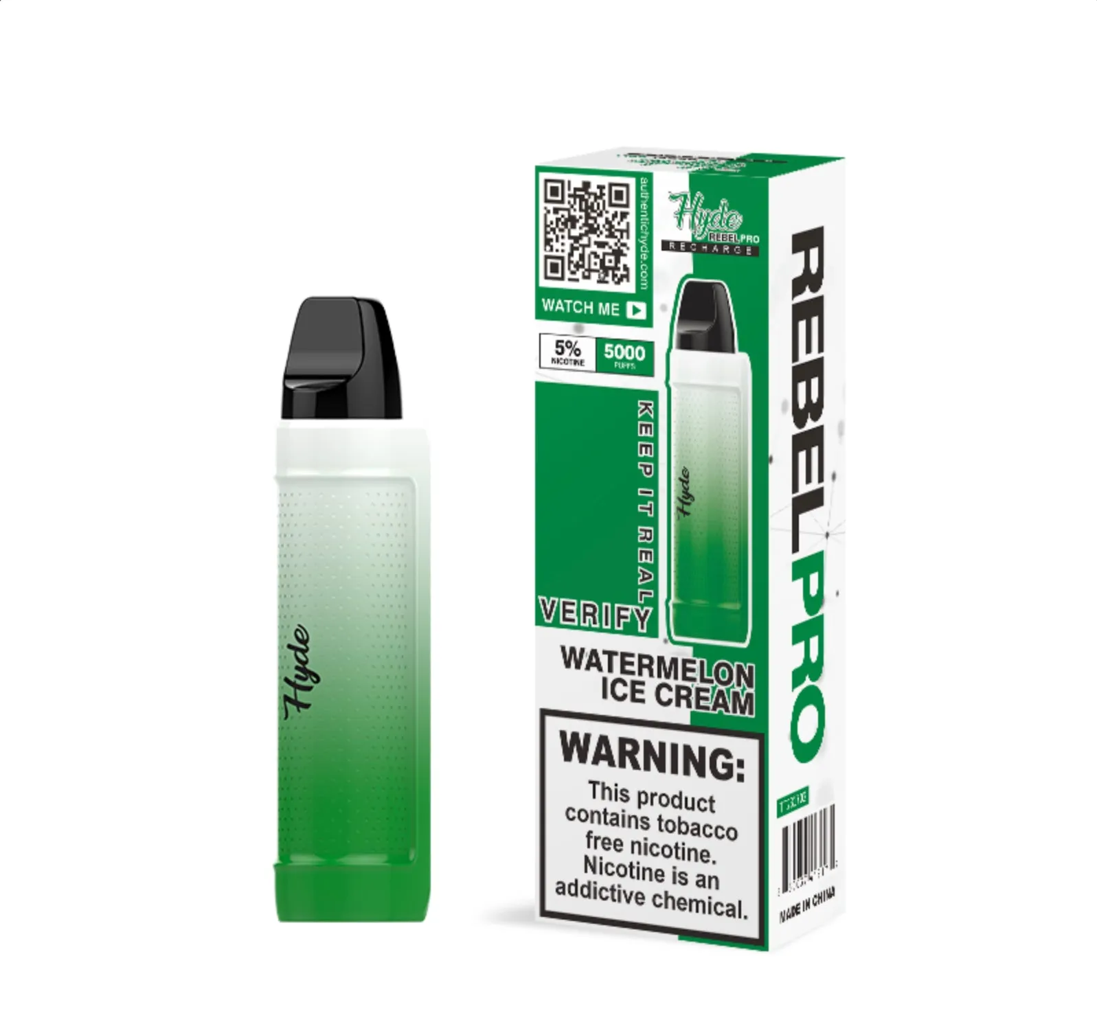 Hyde Rebel Pro Recharge 5000 Disposable Vape