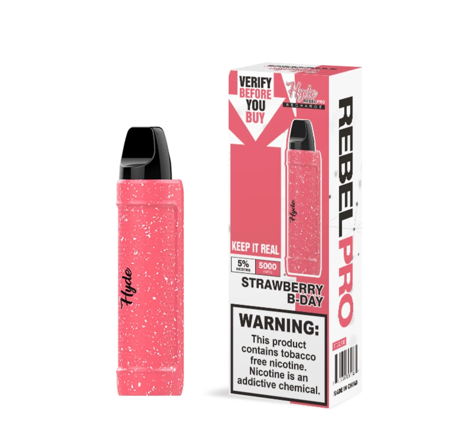 Hyde Rebel Pro Recharge 5000 Disposable Vape